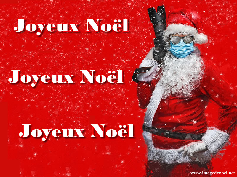 Père Noël avec le Masque